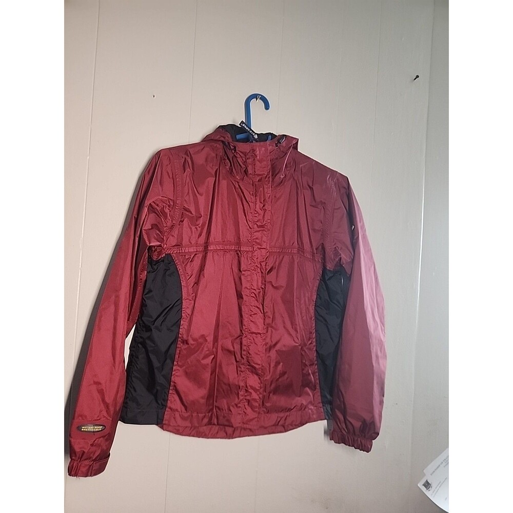 stearns dry wear unisex hooded windbreaker full zip jacket size medium
